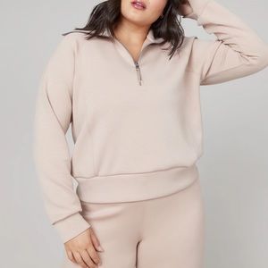 SPANX air essentials half zip